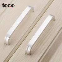 TOCO Drawer Aluminum Bedroom Furniture Long Door For Brushed Gold Cabinet Handle