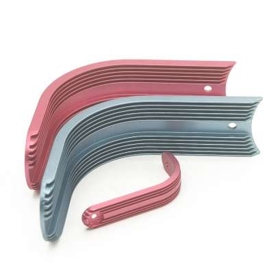 anodized aluminum profile in different colors