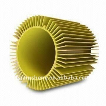 high power customized extrusion  radiator aluminium profile