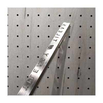 flexible metal edge trim silver tile trim aluminum profile for tile edge trim